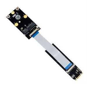 M.2 NGFF Key B/M/B+M to Mini PCI-E Adapter with FFC Cable M.2 NGFF Key B/M/B+M to Mini PCI-E Adapter with FFC Cable