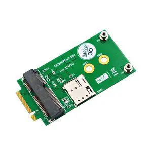M.2 Key B to Mini PCI-E Adapter with SIM Card Slot for 3G/4G/5G Module M.2 Key B to Mini PCI-E Adapter with SIM Card Slot for 3G/4G/5G Module
