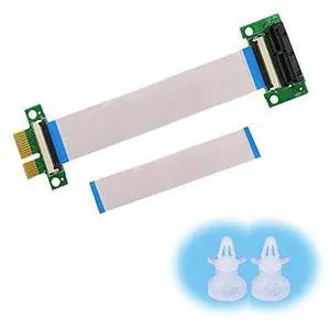 SUPERPLUS PCI Express Riser Cable x1 PCI-E 36PIN 1X Extension Cable (90 Degrees Direction) for Server Chassis SUPERPLUS PCI Express Riser Cable x1 PCI-E 36PIN 1X Extension Cable (90 Degrees Direction) for Server Chassis