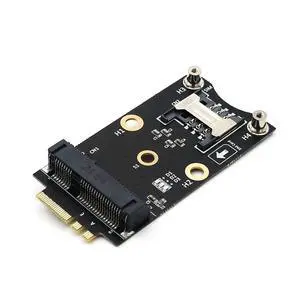Mini PCI-E to M.2(NGFF) Key A/E Adapter with SIM Card Slot Mini PCI-E to M.2(NGFF) Key A/E Adapter with SIM Card Slot