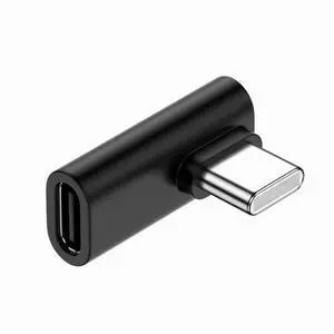 Low Profile 90 Degree Right & Left Angled USB 3.1 Type-C Male to Female Extension Adapter for Laptop & Tablet & Phone Low Profile 90 Degree Right & Left Angled USB 3.1 Type-C Male to Female Extension Adapter for Laptop & Tablet & Phone