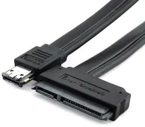50cm Dual Power 12V and 5V eSATAp Power ESATA USB 2.0 Combo to 22Pin SATA Cable for 2.5" 3.5" Hard Disk Drive 50cm Dual Power 12V and 5V eSATAp Power ESATA USB 2.0 Combo to 22Pin SATA Cable for 2.5" 3.5" Hard Disk Drive