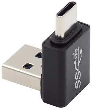 Up Angled USB3.0 Type A Male to USB 3.1 Type C Male Data 10Gbps Charge Adapter 90 Degree for Laptop Phone Up Angled USB3.0 Type A Male to USB 3.1 Type C Male Data 10Gbps Charge Adapter 90 Degree for Laptop Phone