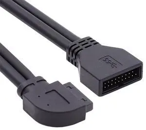 Left Angled USB 3.0 20Pin 19Pin Male to Female Extension 5Gbps Cable 90 Degree for Motherboard Mainboard Left Angled USB 3.0 20Pin 19Pin Male to Female Extension 5Gbps Cable 90 Degree for Motherboard Mainboard