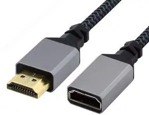 HDMI 1.4 Type A Male to A Female Extension Cable Straight Connector 90 Degree Support HDTV 4K 60hz 3D HDMI 1.4 Type A Male to A Female Extension Cable Straight Connector 90 Degree Support HDTV 4K 60hz 3D