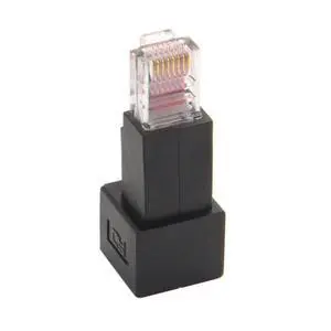 Down Angled 90 Degree 8P8C FTP STP UTP Cat 5e Male to Female LAN Ethernet Network Extension Adapter Down Angled 90 Degree 8P8C FTP STP UTP Cat 5e Male to Female LAN Ethernet Network Extension Adapter