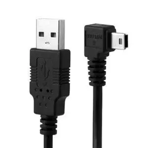 Mini USB B Type 5pin Male Right Angled 90 Degree to USB 2.0 Male Type-A Power Data Cable 50CM Mini USB B Type 5pin Male Right Angled 90 Degree to USB 2.0 Male Type-A Power Data Cable 50CM