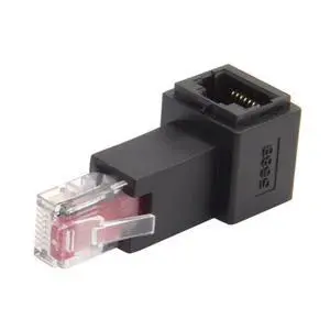Left Angled 90 Degree 8P8C FTP STP UTP Cat 5e Male to Female LAN Ethernet Network Extension Adapter Left Angled 90 Degree 8P8C FTP STP UTP Cat 5e Male to Female LAN Ethernet Network Extension Adapter