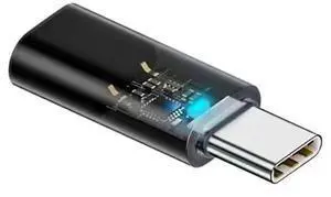 Transparent LED USB-C Type C Male to 8P Female 35W Power 480Mbps Data Adapter Compatible with iPhone15 & Android & Tablet Transparent LED USB-C Type C Male to 8P Female 35W Power 480Mbps Data Adapter Compatible with iPhone15 & Android & Tablet