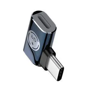 USB-C Type C Male to 8P Female 27W Power 480Mbps Data Adapter Left Right Angled Compatible with iPhone 15 & Andtoid & Tablet USB-C Type C Male to 8P Female 27W Power 480Mbps Data Adapter Left Right Angled Compatible with iPhone 15 & Andtoid & Tablet