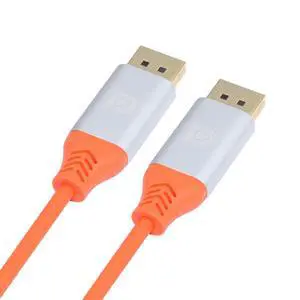 DP 4K to DP Displayport Ultra Soft High Flex Monitor Cable Hyper Super Flexible Cord Male to Male for Computer Graphics Card 200CM DP 4K to DP Displayport Ultra Soft High Flex Monitor Cable Hyper Super Flexible Cord Male to Male for Computer Graphics Card 200CM
