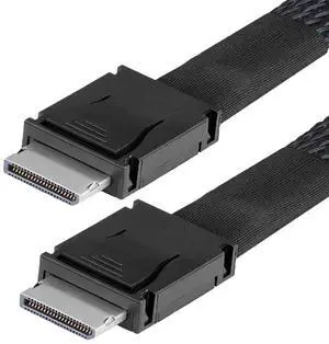 PCIE4.0 OCuLink SFF-8611 4i PCI-Express to OCuLink SFF-8611 Data Active Cable for SSD eGPU External Graphics Card Dock 50CM PCIE4.0 OCuLink SFF-8611 4i PCI-Express to OCuLink SFF-8611 Data Active Cable for SSD eGPU External Graphics Card Dock 50CM