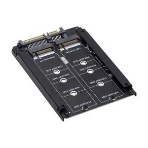 Dual NGFF B+M Key M.2 SSD Card JOBD Raid0 Span Bridge to 2.5inch SATA Combo HDD Disk Drive Enclosure Dual NGFF B+M Key M.2 SSD Card JOBD Raid0 Span Bridge to 2.5inch SATA Combo HDD Disk Drive Enclosure