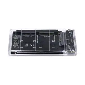 Dual MSATA Mini-SATA SSD Card JOBD Raid0 Span Bridge to USB3.0 Type-C USB-C 2.5inch SATA Combo Enclosure Dual MSATA Mini-SATA SSD Card JOBD Raid0 Span Bridge to USB3.0 Type-C USB-C 2.5inch SATA Combo Enclosure
