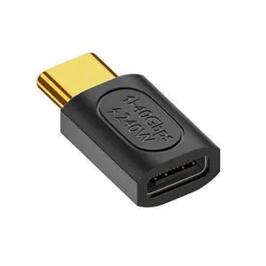 USB4 Type C Male to Female Extension 240W Power 40Gbps Data 8K Video Adapter for NS Phone Laptop USB4 Type C Male to Female Extension 240W Power 40Gbps Data 8K Video Adapter for NS Phone Laptop