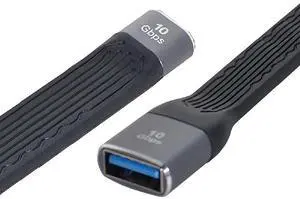 Flat Slim Data 10Gbps Type C Female USB 3.1 to Type A Female USB3.0 OTG FPC Cable 13cm for Laptop Phone Flat Slim Data 10Gbps Type C Female USB 3.1 to Type A Female USB3.0 OTG FPC Cable 13cm for Laptop Phone