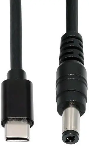 USB 3.1 Type-C USB-C Male Power Input to DC 12V Output 5.5x2.1mm Plug Cable PD Emulator Trigger Cord 150cm USB 3.1 Type-C USB-C Male Power Input to DC 12V Output 5.5x2.1mm Plug Cable PD Emulator Trigger Cord 150cm