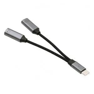 USB-C Type-C Male to Dual Female Audio DAC AUX Music 16bit 48kHz & 100W PD Power Cable for Laptop Tablet Phone USB-C Type-C Male to Dual Female Audio DAC AUX Music 16bit 48kHz & 100W PD Power Cable for Laptop Tablet Phone