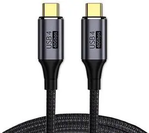 USB4 Cable 40Gbps with 100W Charging and 8K@60Hz 5K@60Hz USB4.0 Compatible with Thunderbolt3/4 100cm USB4 Cable 40Gbps with 100W Charging and 8K@60Hz 5K@60Hz USB4.0 Compatible with Thunderbolt3/4 100cm