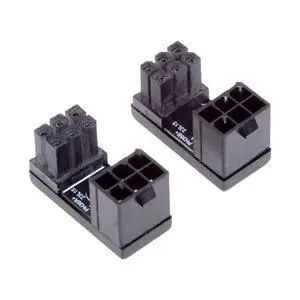 ATX 6Pin Female to 6pin Male 180 Degree Angled Power Adapter for Desktops Graphics Card ATX 6Pin Female to 6pin Male 180 Degree Angled Power Adapter for Desktops Graphics Card