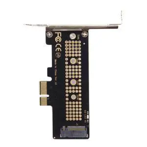 Low Profile PCI-E 3.0 x4 Lane to M.2 NGFF M-Key SSD Nvme AHCI PCI Express Adapter Card Low Profile PCI-E 3.0 x4 Lane to M.2 NGFF M-Key SSD Nvme AHCI PCI Express Adapter Card