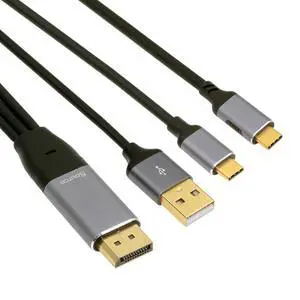 4K Displayport Source to Type C USB-C Touch Screen Displays Male 4K HDTV Cable for Laptop Monitor 2.0m 4K Displayport Source to Type C USB-C Touch Screen Displays Male 4K HDTV Cable for Laptop Monitor 2.0m
