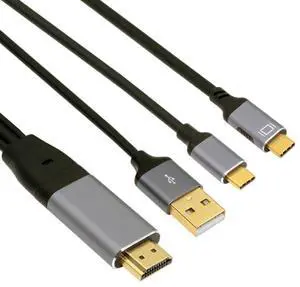 4K HDMI Source to Type C USB-C Touch Screen Displays Male 4K HDTV Cable for Laptop Monitor 2.0m 4K HDMI Source to Type C USB-C Touch Screen Displays Male 4K HDTV Cable for Laptop Monitor 2.0m