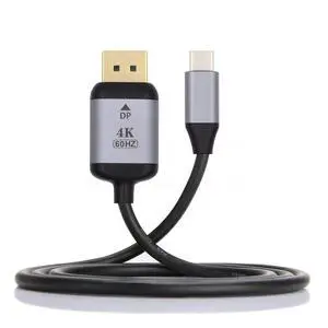 USB-C USB 3.1 Type C Source to DisplayPort DP Displays Male 4K Monitor Cable for Laptop 1.8m USB-C USB 3.1 Type C Source to DisplayPort DP Displays Male 4K Monitor Cable for Laptop 1.8m