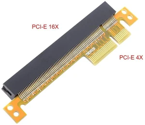 CY PCI-E Express 4X to 16x Riser Card Extender Converter Male to Female Adapter CY PCI-E Express 4X to 16x Riser Card Extender Converter Male to Female Adapter