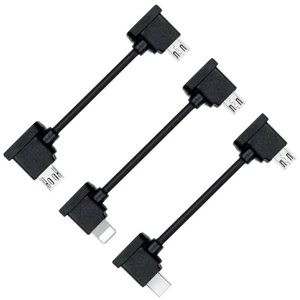 3pcs/Set Remote Controller Data Cable Type-C & Micro & to Micro USB for Mavic Pro Platinum Mavic Park RC Accessories 3pcs/Set Remote Controller Data Cable Type-C & Micro & to Micro USB for Mavic Pro Platinum Mavic Park RC Accessories