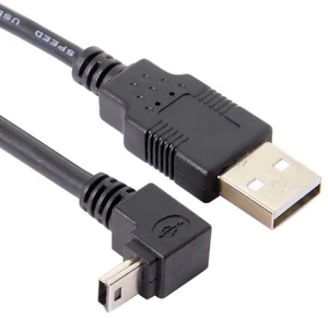Mini USB B Type 5pin Male Down Angled 90 Degree to USB 2.0 Male Power Data Cable 50CM Mini USB B Type 5pin Male Down Angled 90 Degree to USB 2.0 Male Power Data Cable 50CM