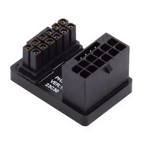 12VHPWR 16Pin 12+4P Male to Female PCI-E 5.0 Power Modular ATX3.0 Adapter Up Angled 360 Degree for 4080 5090TI Graphics Card 12VHPWR 16Pin 12+4P Male to Female PCI-E 5.0 Power Modular ATX3.0 Adapter Up Angled 360 Degree for 4080 5090TI Graphics Card