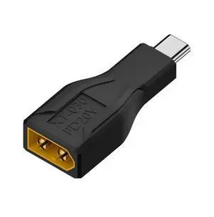 Type-C Adapter Male Input 100W 20V 5A PD to XT60 Male Output SC100 Protocol Fast Charging Adapter for RC Lipo Battery Quadcopter Type-C Adapter Male Input 100W 20V 5A PD to XT60 Male Output SC100 Protocol Fast Charging Adapter for RC Lipo Battery Quadcopter