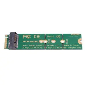 WiFi Riser Card NGFF Key-E Wireless Networking Card to M.2 NGFF Key-M NVME SSD Adapter Compatible with Wifi6 WIFI7 WiFi Riser Card NGFF Key-E Wireless Networking Card to M.2 NGFF Key-M NVME SSD Adapter Compatible with Wifi6 WIFI7