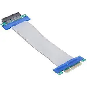 PCI-E Express 8X to 8X Male to Female Slot Riser Extender Card Ribbon Flexible Cable 20cm PCI-E Express 8X to 8X Male to Female Slot Riser Extender Card Ribbon Flexible Cable 20cm