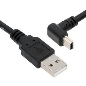 Mini USB Cable,USB 2.0 Male to Mini USB 5 Pin Male Charging Data Transfer Extension Cable Black 90 Degree Up Angled 1.5M for Dash Cam/GPS/Microphone Mini USB Cable,USB 2.0 Male to Mini USB 5 Pin Male Charging Data Transfer Extension Cable Black 90 Degree Up Angled 1.5M for Dash Cam/GPS/Microphone