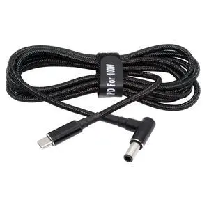 USB-C 100W 20V Input to DC 6.0 * 1.4 * 0.6mm PD Power 65W Output Charge Cable Support QC PD Type-C for Laptop USB-C 100W 20V Input to DC 6.0 * 1.4 * 0.6mm PD Power 65W Output Charge Cable Support QC PD Type-C for Laptop