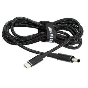 USB-C 100W 20V Input to DC 4.5 * 3.0mm PD Power 65W Output Charge Cable Support QC PD Type-C Compatible with DELL-Laptop USB-C 100W 20V Input to DC 4.5 * 3.0mm PD Power 65W Output Charge Cable Support QC PD Type-C Compatible with DELL-Laptop
