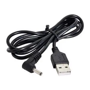 USB 2.0 Male to Right Angled 90 Degree 3.5mm 1.35mm DC Power Plug Barrel 5V Cable 80cm USB 2.0 Male to Right Angled 90 Degree 3.5mm 1.35mm DC Power Plug Barrel 5V Cable 80cm