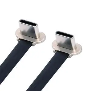 65W USB-C Type C to USB-C Ultra Slim Flat Power USB2.0 Data Angled Cable Fast Charge for Laptop Tablet Phone 65W USB-C Type C to USB-C Ultra Slim Flat Power USB2.0 Data Angled Cable Fast Charge for Laptop Tablet Phone