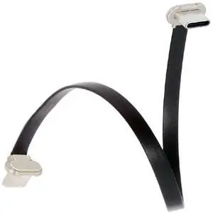 USB C Short Flat Cable USB 2.0 Type C Dual 90 Degree Angled PD 65W Fast Charge Data Extension Cable 7.87 Inch 200MM for Power Banks USB C Short Flat Cable USB 2.0 Type C Dual 90 Degree Angled PD 65W Fast Charge Data Extension Cable 7.87 Inch 200MM for Power Banks