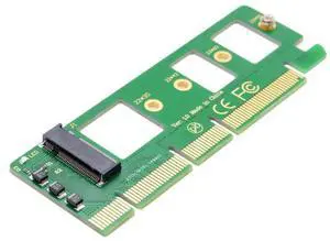 M.2 NVME to PCIe 3.0 X16 Adapter NVME/AHCI SSD to PCI Express Expansion Card Adapter M.2 NVME to PCIe 3.0 X16 Adapter NVME/AHCI SSD to PCI Express Expansion Card Adapter