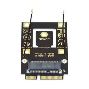 NGFF M.2 Key-A to Mini PCI-E PCI Express Converter Adapter for 9260 8265 7260 AC WiFi Card NGFF M.2 Key-A to Mini PCI-E PCI Express Converter Adapter for 9260 8265 7260 AC WiFi Card