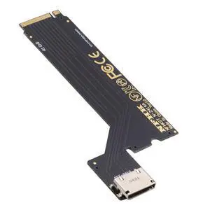 M.2 M-Key PCI-E 4.0 to SFF-8612 SFF-8611 Oculink Host Adapter for 2024 ThinkBook 14+ AMD8845 External Graphics Card & SSD M.2 M-Key PCI-E 4.0 to SFF-8612 SFF-8611 Oculink Host Adapter for 2024 ThinkBook 14+ AMD8845 External Graphics Card & SSD