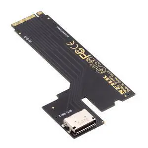 M.2 M-Key PCI-E 4.0 to SFF-8612 SFF-8611 Oculink Host Adapter for 2022 2023 ThinkBook 14+ External Graphics Card & SSD M.2 M-Key PCI-E 4.0 to SFF-8612 SFF-8611 Oculink Host Adapter for 2022 2023 ThinkBook 14+ External Graphics Card & SSD