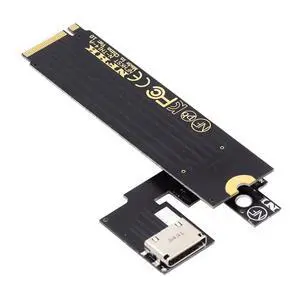 PCI-E 3.0 M.2 M-Key to Oculink SFF-8611 SFF-8612 Host Adapter for ThinkBook 14+ External Graphics Card & SSD PCI-E 3.0 M.2 M-Key to Oculink SFF-8611 SFF-8612 Host Adapter for ThinkBook 14+ External Graphics Card & SSD