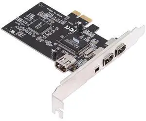 400Mbps PCI-E 1X 4X 16X to 4 Ports Firewire 400 Capture Card IEEE 1394a PCI Express Card 6Pin and 4Pin IEEE-1394 Adapter 400Mbps PCI-E 1X 4X 16X to 4 Ports Firewire 400 Capture Card IEEE 1394a PCI Express Card 6Pin and 4Pin IEEE-1394 Adapter