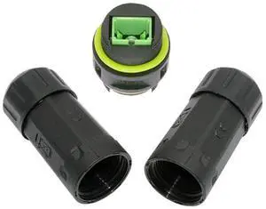 IP68 Waterproof M20 Locking SC Female to SC Female Singlemode Fiber Optic Patch Internet Networking Extension Adapter Coupler IP68 Waterproof M20 Locking SC Female to SC Female Singlemode Fiber Optic Patch Internet Networking Extension Adapter Coupler