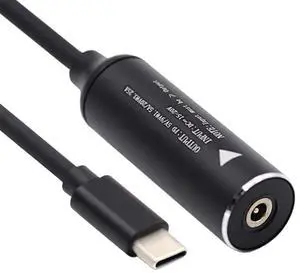 4.8x1.7mm Input DC Jack to USB-C Type-C Power Plug Charge Cable for PD 9V 15V 20V 65W Laptop Phone 4.8x1.7mm Input DC Jack to USB-C Type-C Power Plug Charge Cable for PD 9V 15V 20V 65W Laptop Phone