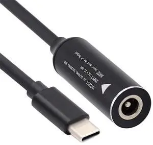 3.5x1.3mm Input DC Jack to USB-C Type-C Power Plug Charge Cable for PD 9V 15V 20V 65W Laptop Phone 3.5x1.3mm Input DC Jack to USB-C Type-C Power Plug Charge Cable for PD 9V 15V 20V 65W Laptop Phone